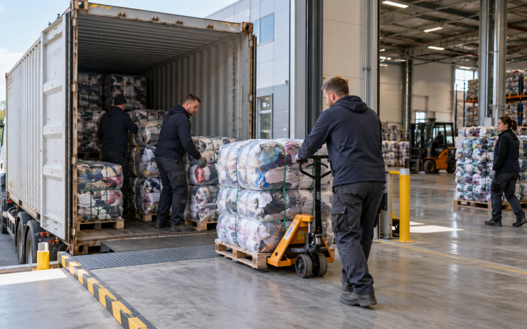 Logistique d’importation de vêtements d’occasion : acheminer un conteneur vers la Pologne